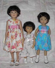 Wee 3 DIANNE Unisex Doll Wig SIZE 6-7.5 DARK BROWN Short Layers Body LY-A NWT