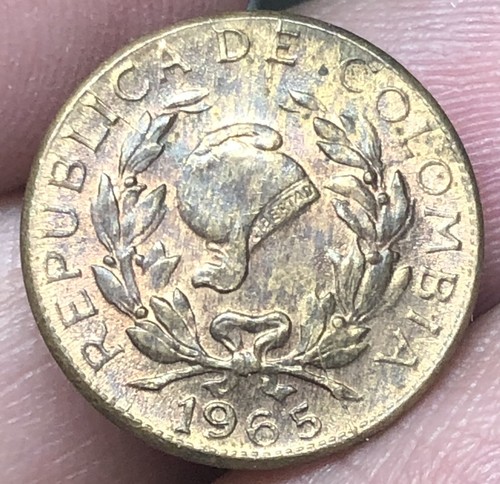 COLOMBIA KM205 1 Centavo 1965 B