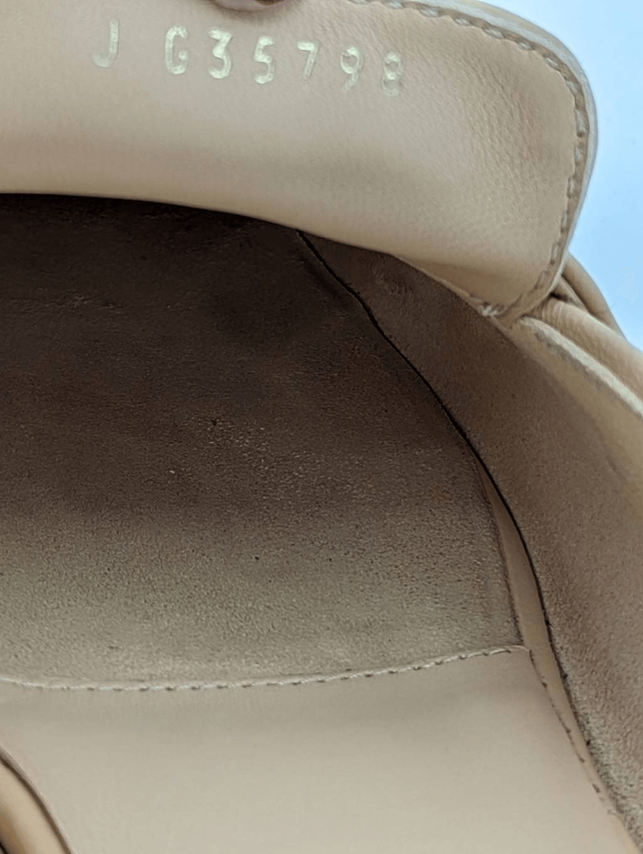 Chanel interlocking CC Pearl logo Beige mules EU 37 eBay