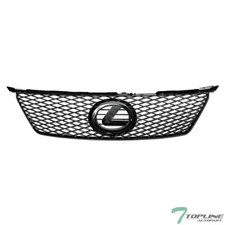 Topline For 2006-2008 Lexus IS250 Sport Mesh Front Hood Bumper Grille - Black