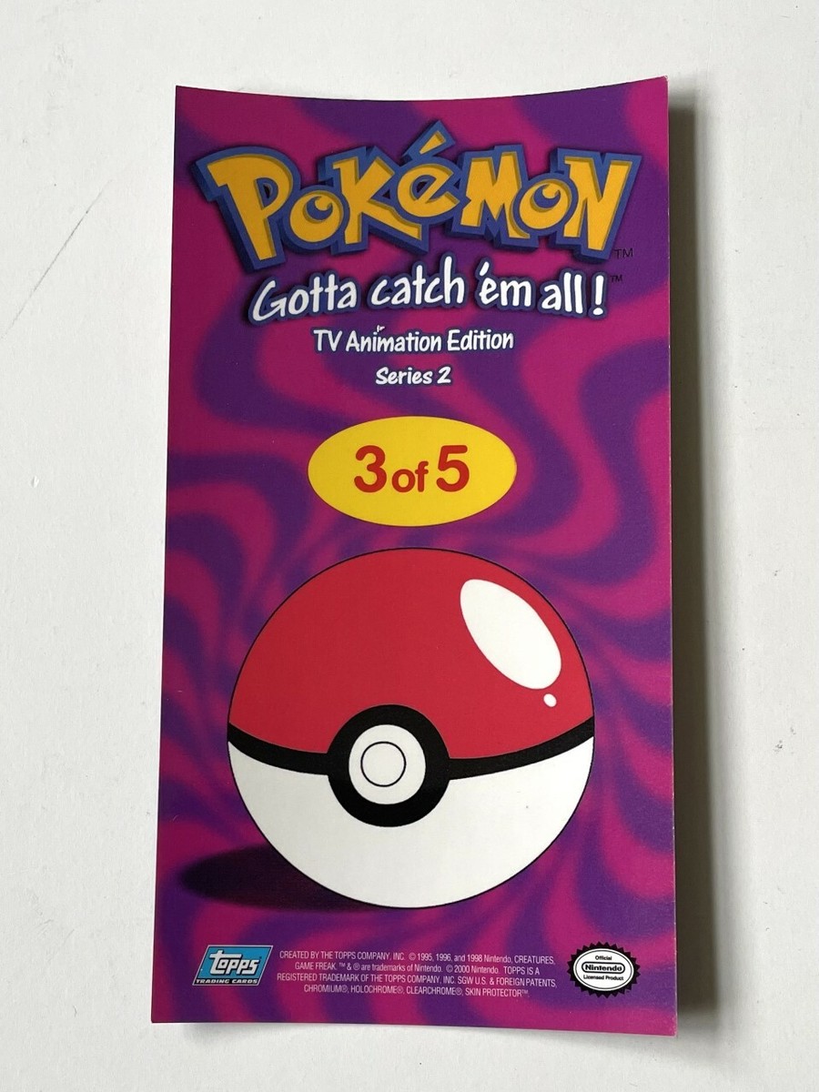 Pokemon Topps TV Animation Edition - Jumbo - You Choose - Near