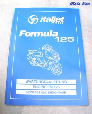 Italjet Formula 125 Motor Morini  Werkstatthandbuch Reparaturanleitung 