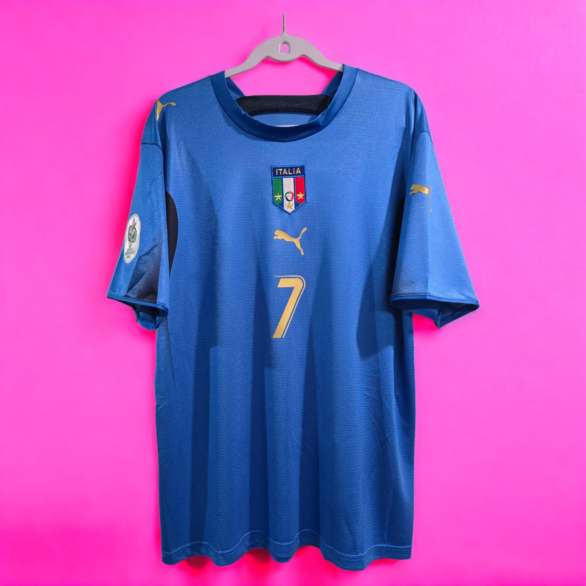 ITALY HOME World Cup 2006 - Football Soccer - Del Piero # 7 - 2XL