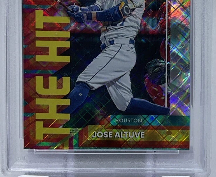 Jose Altuve PSA 9 - 2022 Donruss Hit List 'Diamond' - Astros - "Gigante" -Corazón Foto 3 de 4