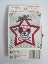 NEW Berlin "Merry Eggsmas" Christmas Ornament Kit Counted Cross Stitch USA Made
