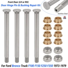 Door Hinge Pin & Bushing Repair Kit For 73-79 Ford Truck F100 F150 F250 F350 US