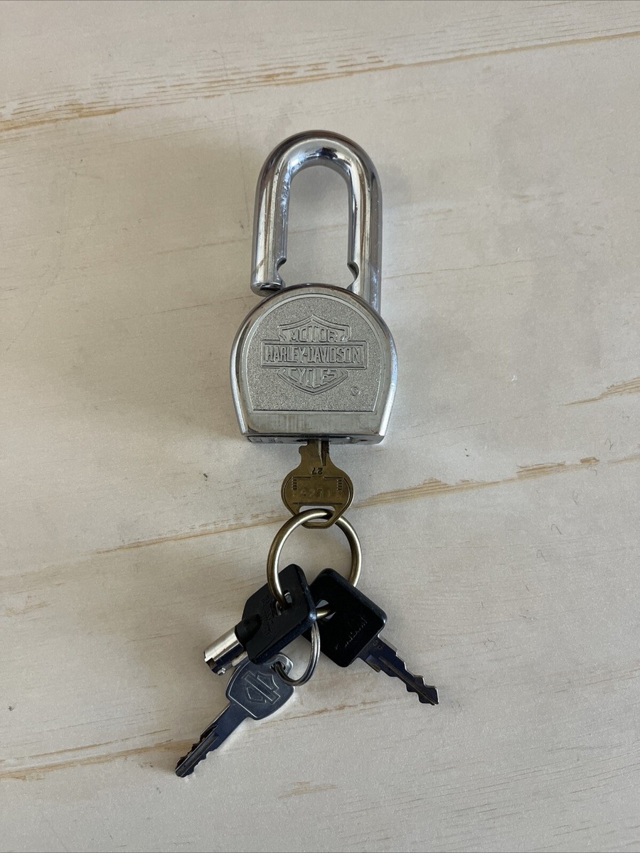Harley-Davidson 南京錠 No.220シルバー Vintage Harley Davidson Limited Edition Padlock Master Lock