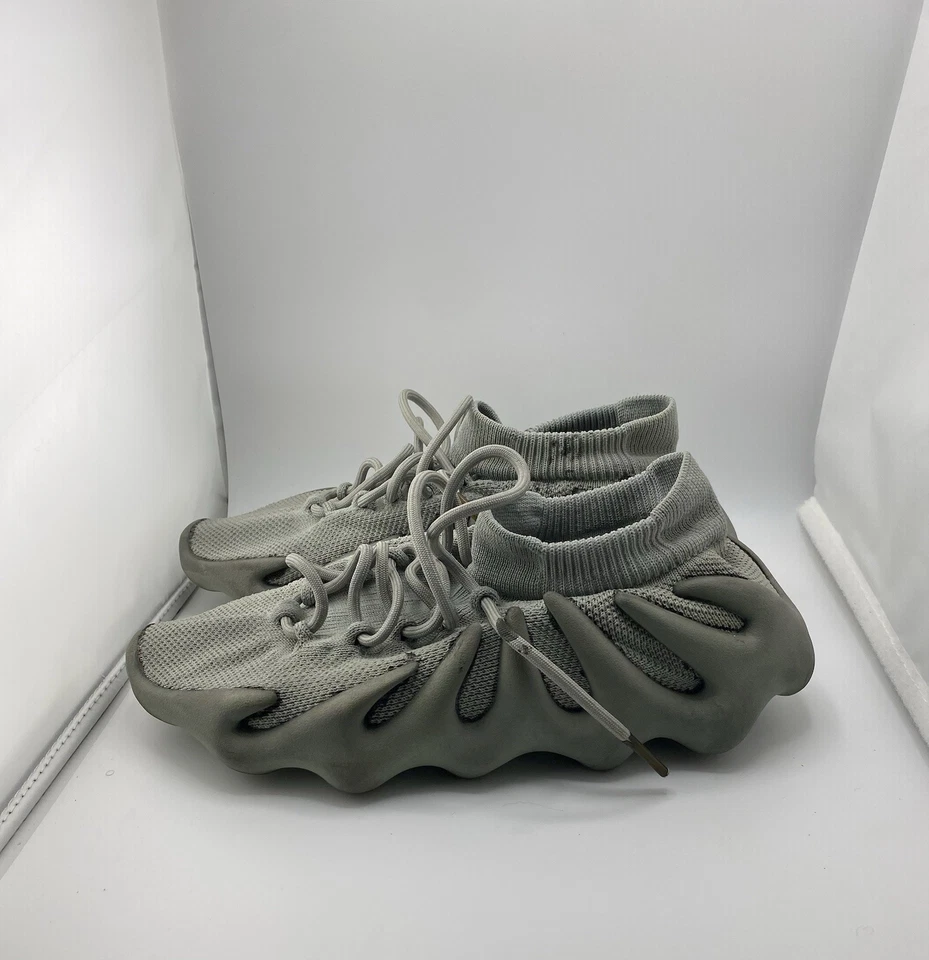 Tênis casual 2021 Adidas Yeezy 450 tamanho 9.5 branco nuvem H68038 Kanye West YZY - Imagem 4 de 4