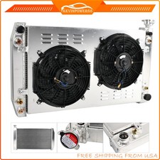 3 Row Radiator Shroud Fan For 1988-99 Chevy Truck Gmc Ck C1500 C2500 C3500 3 Row Radiator Shroud Fan For 1988-99 Chevy Truck Gmc Ck C1500 C2500 C3500