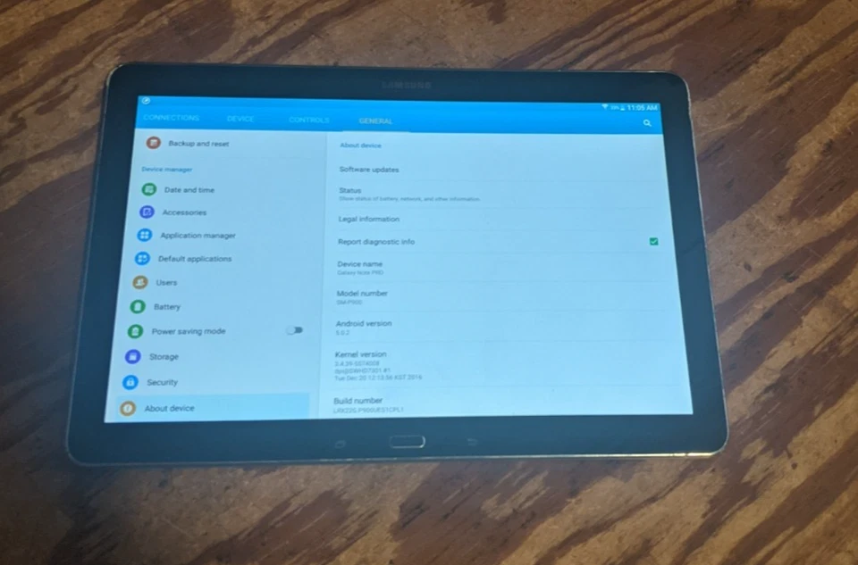 Samsung Galaxy Note Pro 12.2 (SM-P900) 32GB (Wi-Fi Only) See Below - Image 3 of 4