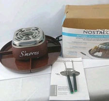 Electric S’more’s Maker Kit by Nostalgia Roast Marshmallos Indoors Full Set