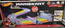 Hot Wheels GXX41-Mario Kart Rainbow Road Track Set Brand New