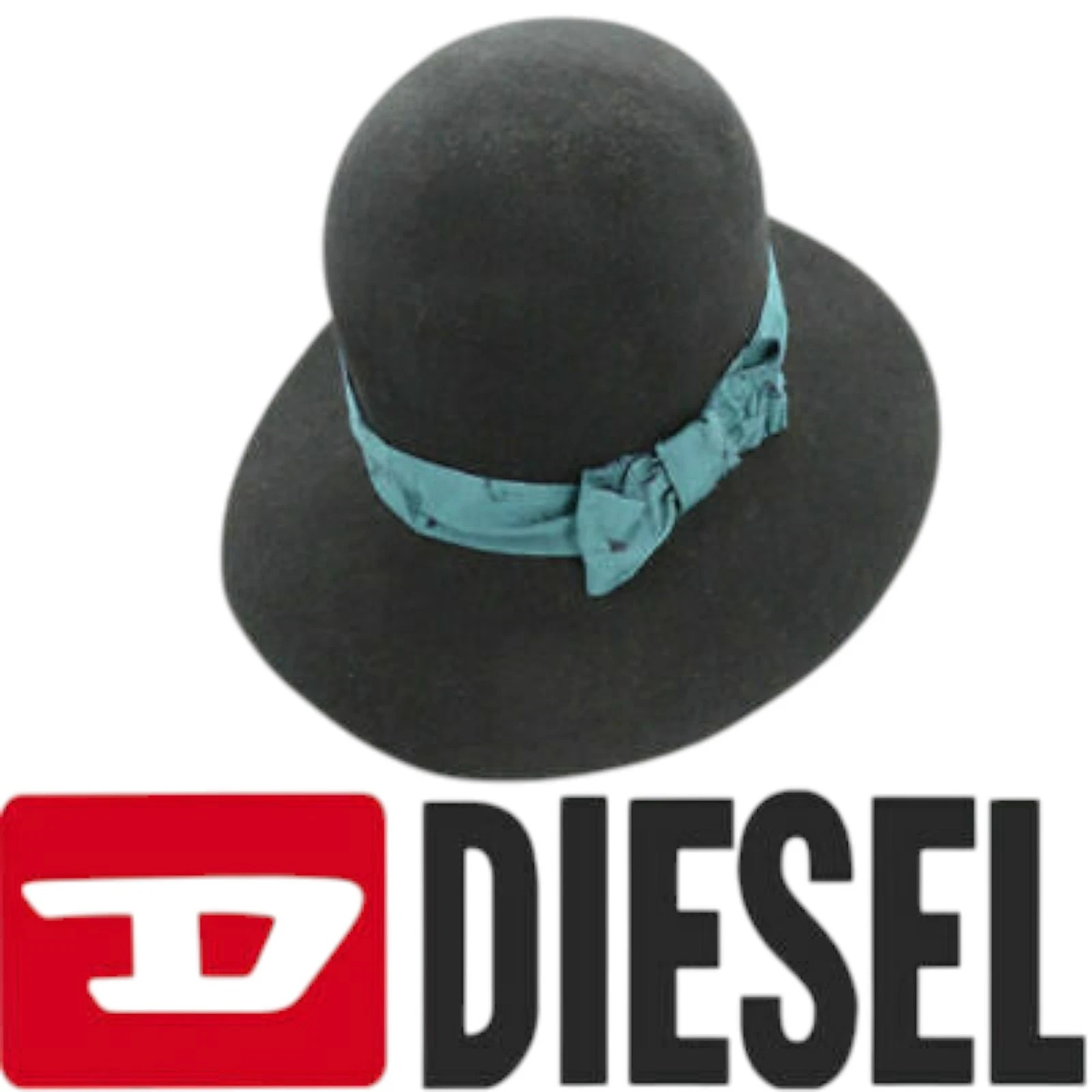 DIESEL Womens Hats CADMUS CAPPELLO 00S8YB Fedora Ladies Panama Summer Wool Cap