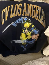 Men’s XL Navy blue Marvel Wolverine Jacket