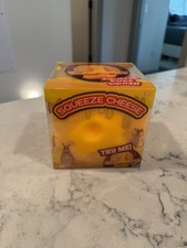 Giggle Zone Squeeze Cheese Block Large Squishy Sensory Fidget Stress Novelty Toy
