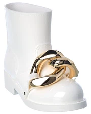 Jw Anderson Chain Rubber Boot Women's White 37