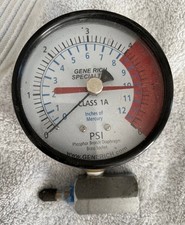 Generich Specialty Vacuum Pressure Gauge Class 1a Inhg Psi New
