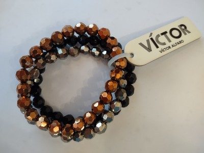 New VICTOR Stretch Mixed Metals Braclets