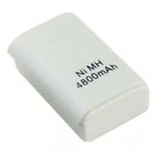 Bateria compatible para mando Xbox 360 4800mah 3.7v color blanco