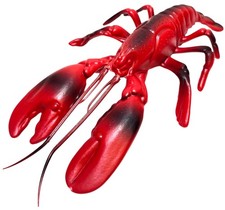1 PCS 11 Inch Realistic Red Maine Lobster Plastic Prop Sea Ocean Party Decor