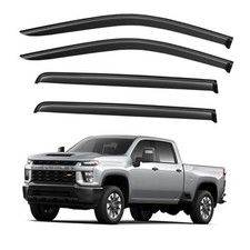 Window Visors Rain Guards for 2020-2026 Silverado/Sierra 2500hd/3500hd Crew Cab