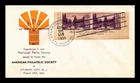 DR JIM STAMPS US COVER MT RAINIER IMPERFORATE APS CONVENTION FIRST DAY ISSUE