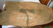 WW II 1944 US Army Green Canvas Products Co. Duffle Bag