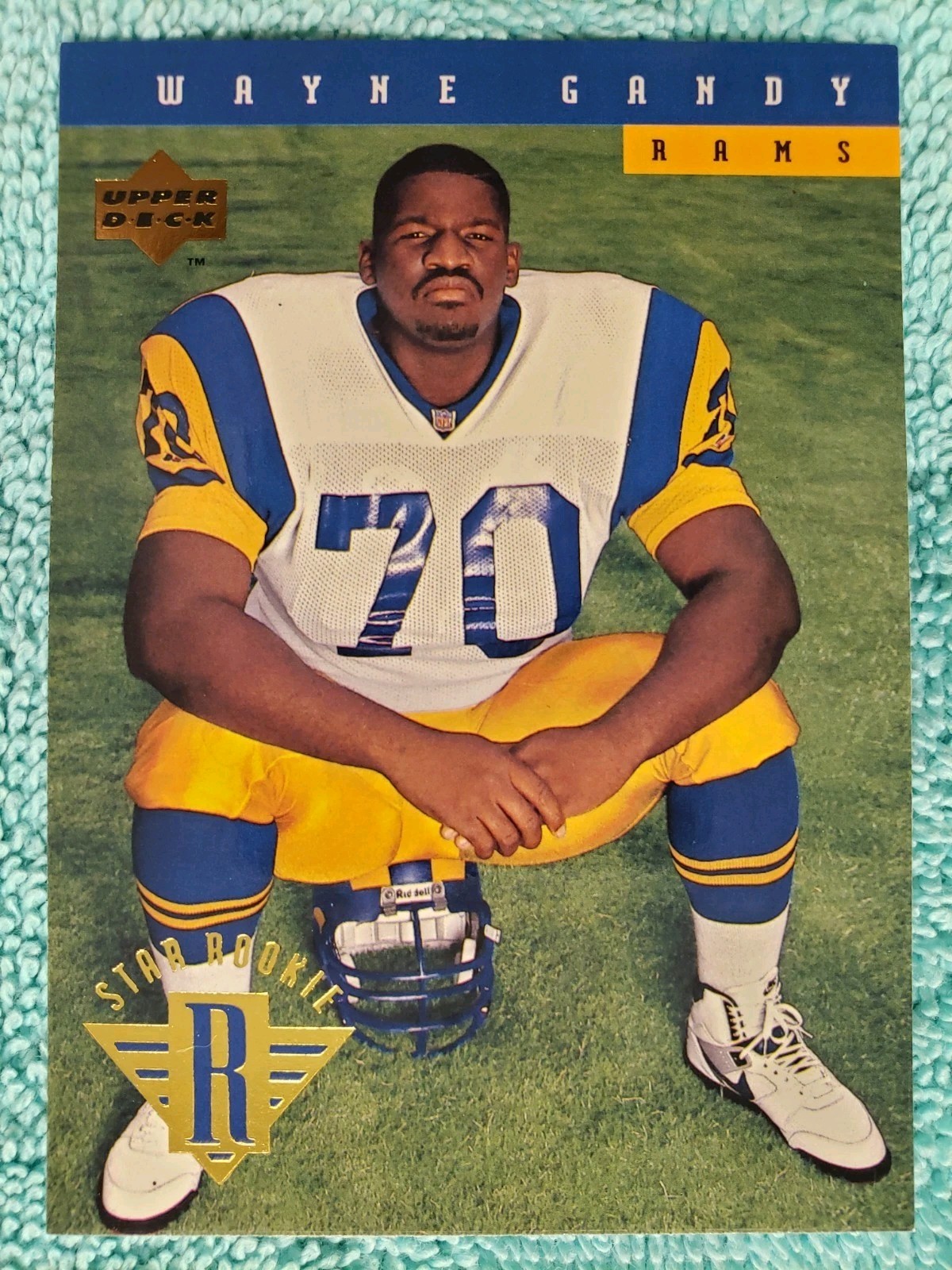 1994 UPPER DECK WAYNE GANDY STAR ROOKIE #21 LOS ANGELES RAMS RC 