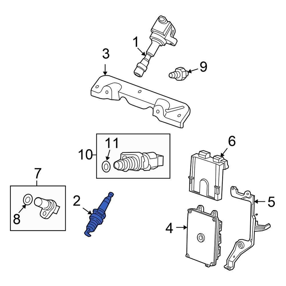 For Honda Fit 2009-2013 Honda 12290RB1004 Spark Plug