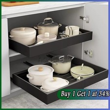 Pull Out Shelves Cabinet Organizer Slide Out Drawer Storage for Kitchen Cupboard