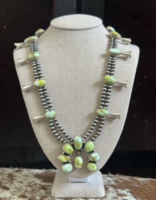 Palomino  Naja Squash Blossom Southwestern Sterling Silver Necklace