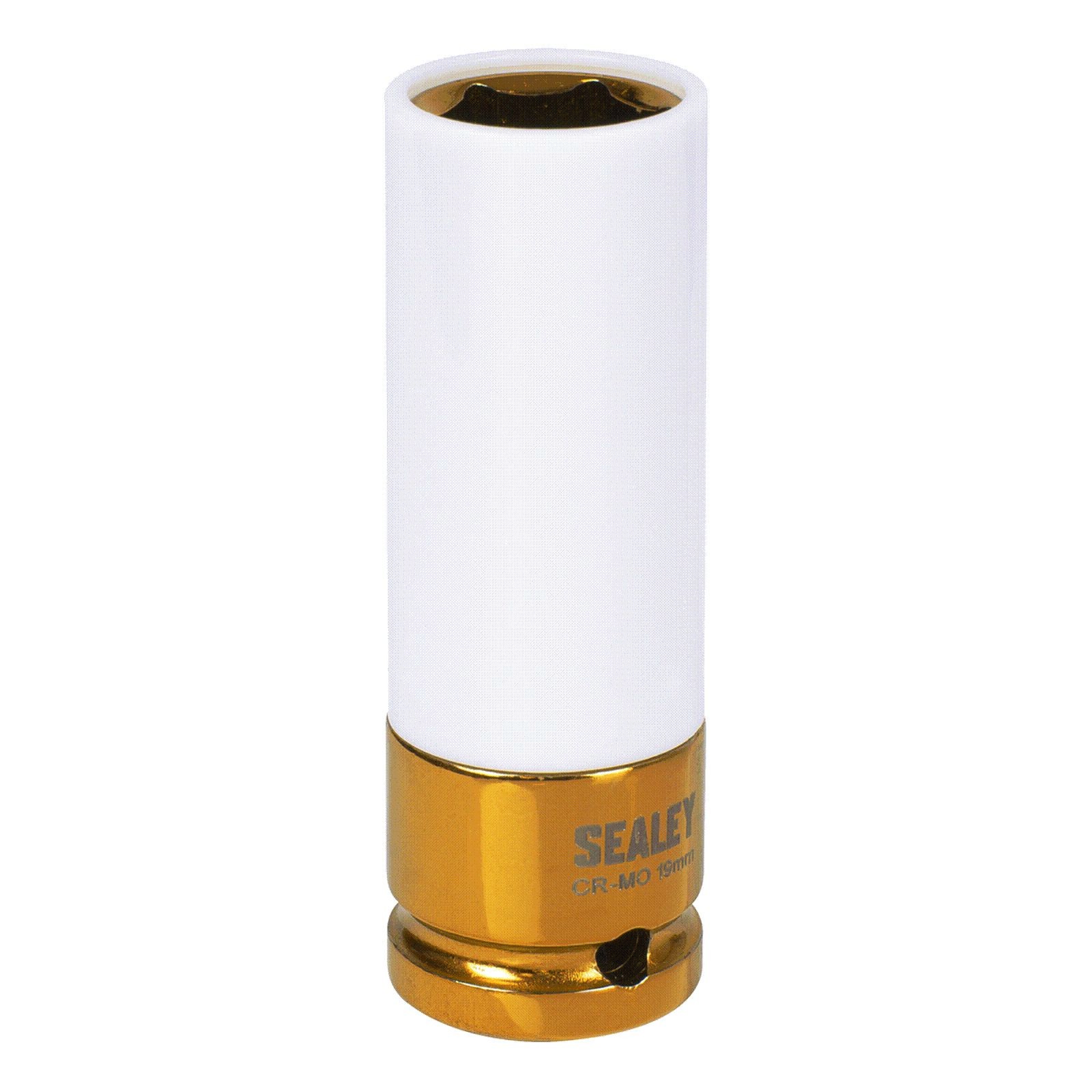 Sealey Alloy Wheel Impact Socket 19mm 1/2"" Square Drive Wheel Nut Impact Socket