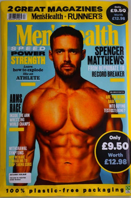 Men's Health + Runner's World magazines July/August 2026 Spencer Matthews