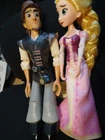 PRINCE FLYNN RIDER AND RAPUNZEL DOLLS TANGLED DISNEY 8 INCHES TALL