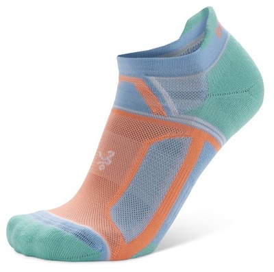 Balega Laufsocken Upcycling Dämpfung Unisex Aqua/Pfirsich Größe