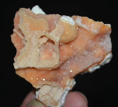 chalcedony  orange mineral specimen India #2396
