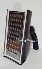 Tupperware Grate N Measure Veggie Food Cheese Grater Shredder Black 2 1/2 cups