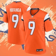 HOT! Talanoa #9 Hufanga Denver B Name & Number Players Stitched Gift Fan Made