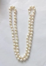 Baroque Akoya Cultured Pearl Necklace 7-7.7mm