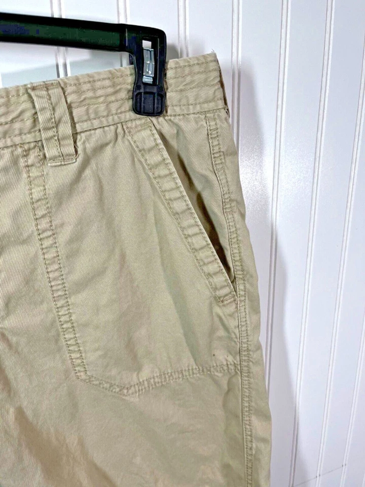 Arizona Jean Company Caqui Carga Red Forrada Talla 10 Cintura Regular 25" Foto 3 de 4