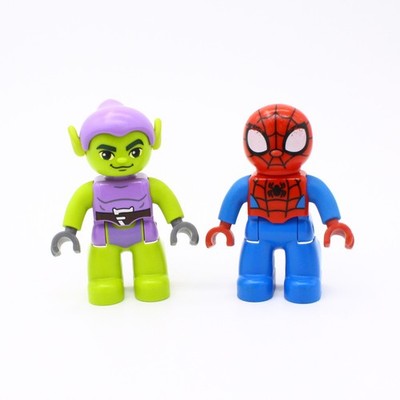 LEGO DUPLO Marvel Spider-Man & Green Goblin Figures Lot Super Heroes