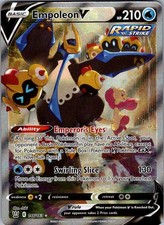 Empoleon V (Alternate Full Art) Ultra Rare SWSH05: Battle Styles 146/163 NM on eBay