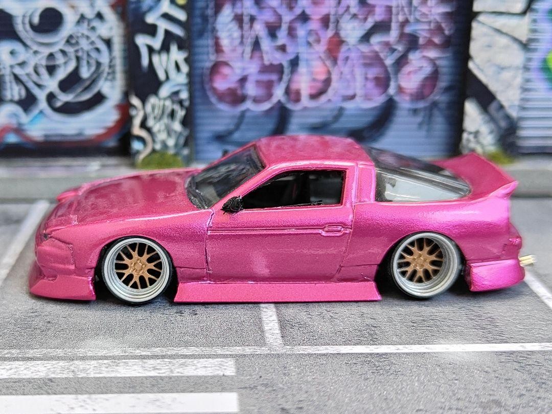 Hot Wheels Custom Nissan 180Sx Full Aero Candy Color Tomica