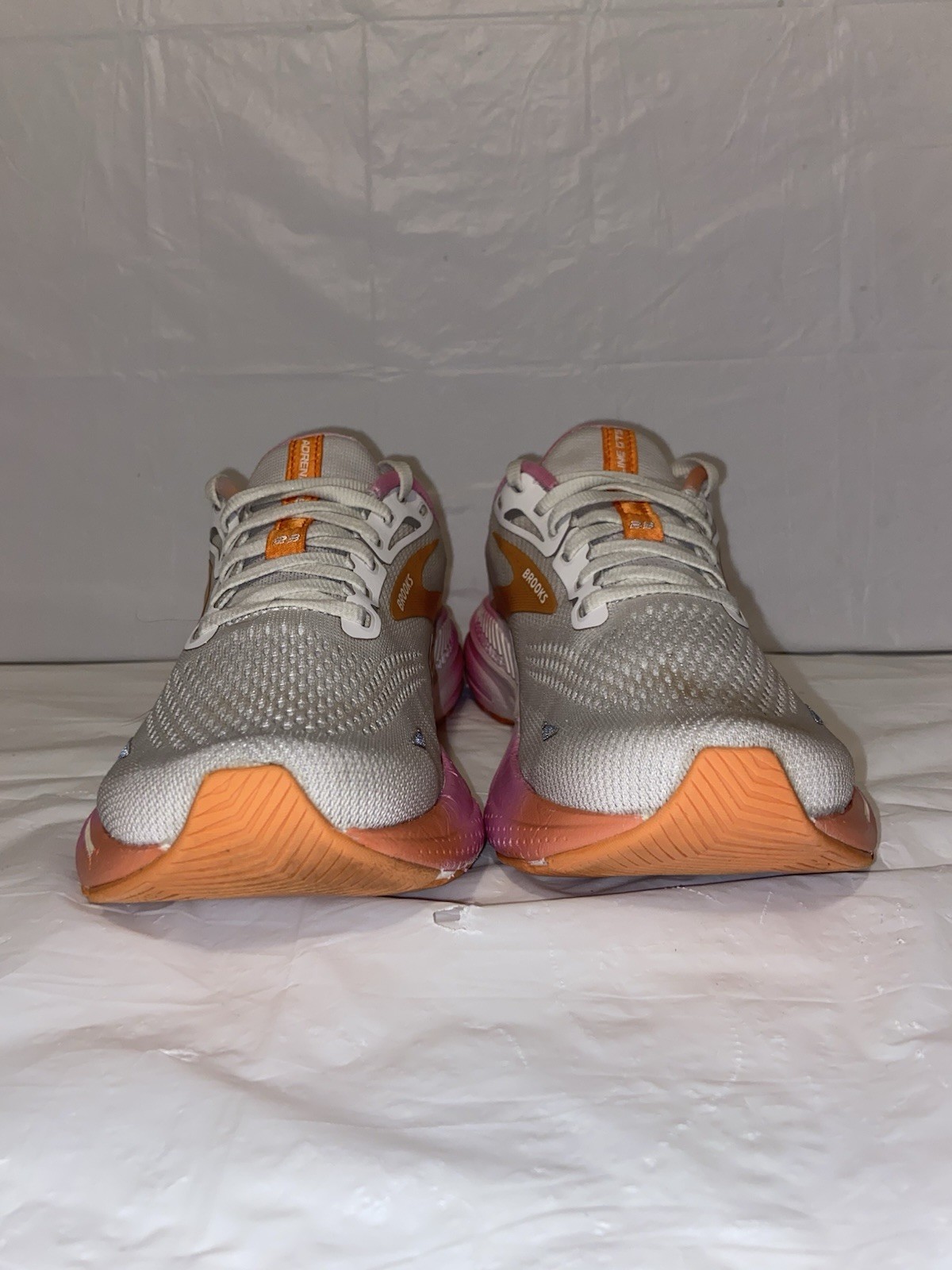 Size 8.5- Brooks Adrenaline GTS 23 White Sand Fuchsia W thumbnail 2