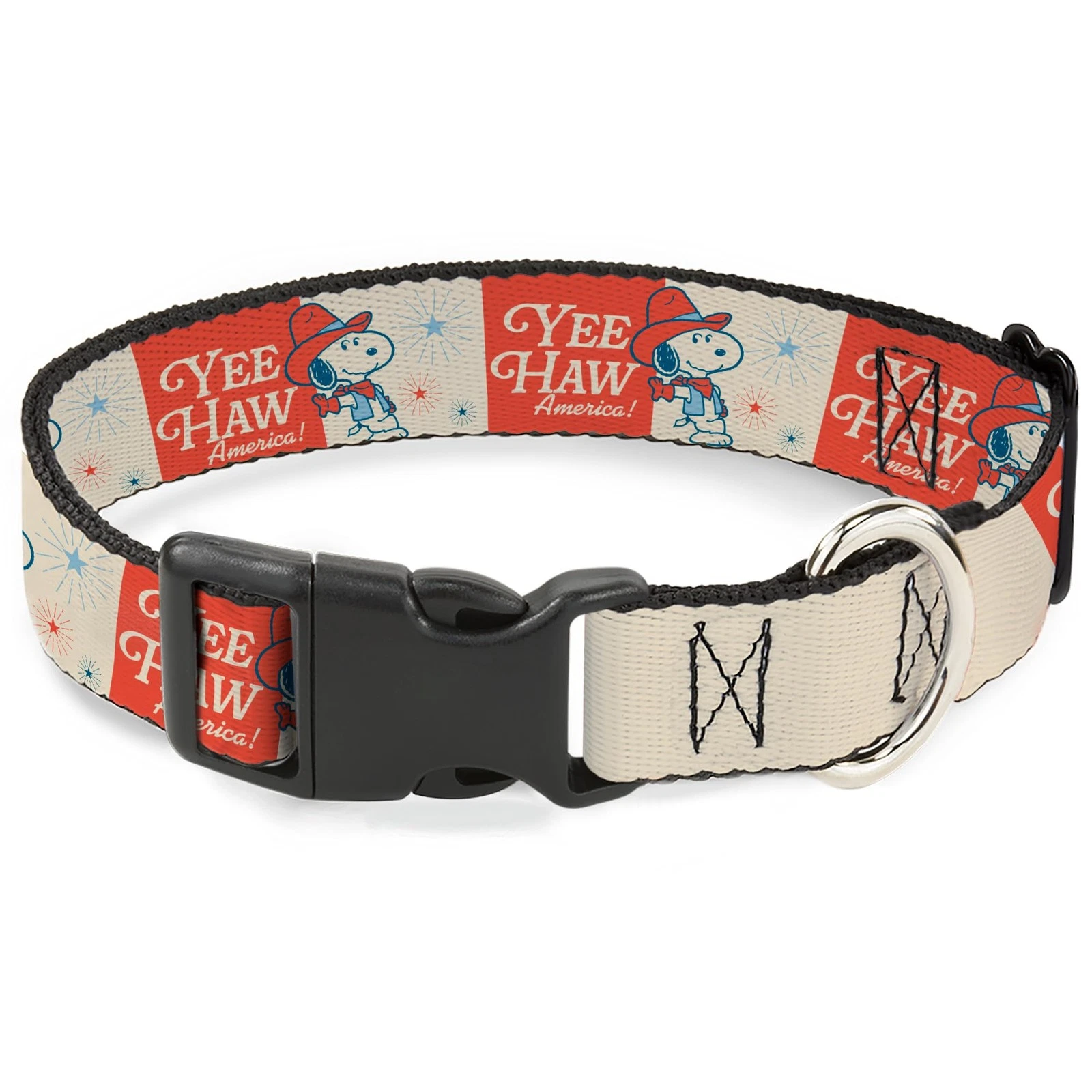 Peanuts Worldwide LLC Pet Collar, Dog Collar Plastic Buckle, Peanuts (US IMPORT)