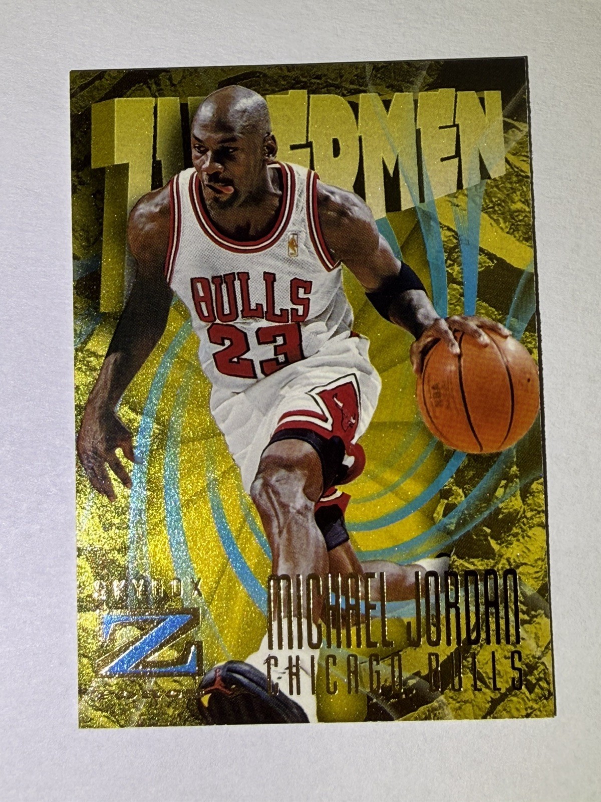 Michael Jordan 1996 Skybox Z-Force #179 Zupermen Price Guide