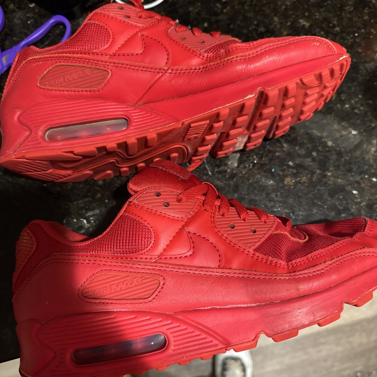 Size 11 - Nike Air Max 90 Triple Red 194496371086| eBay