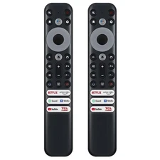 2Pcs Replacement Voice Remote for TCL Google Android TV Not For TCL Roku/Fire TV