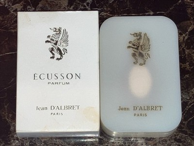 Vintage Jean D'ALBRET Paris Ecusson 1/7 fl. oz  Parfum (new with box )