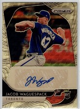 2020 Prizm Gold Vinyl Rookie Auto Jacob Waguespack 1/1 Ole Miss